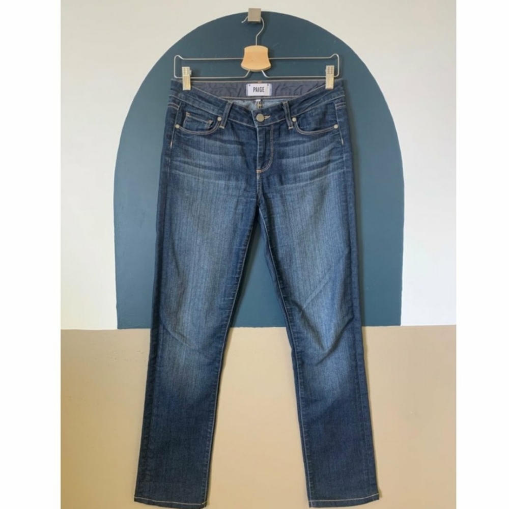 Paige Jeans Skyline Straight in Stream wash size 28